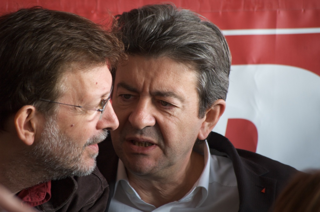 Jean-Luc Mélenchon et Pierre Laurent