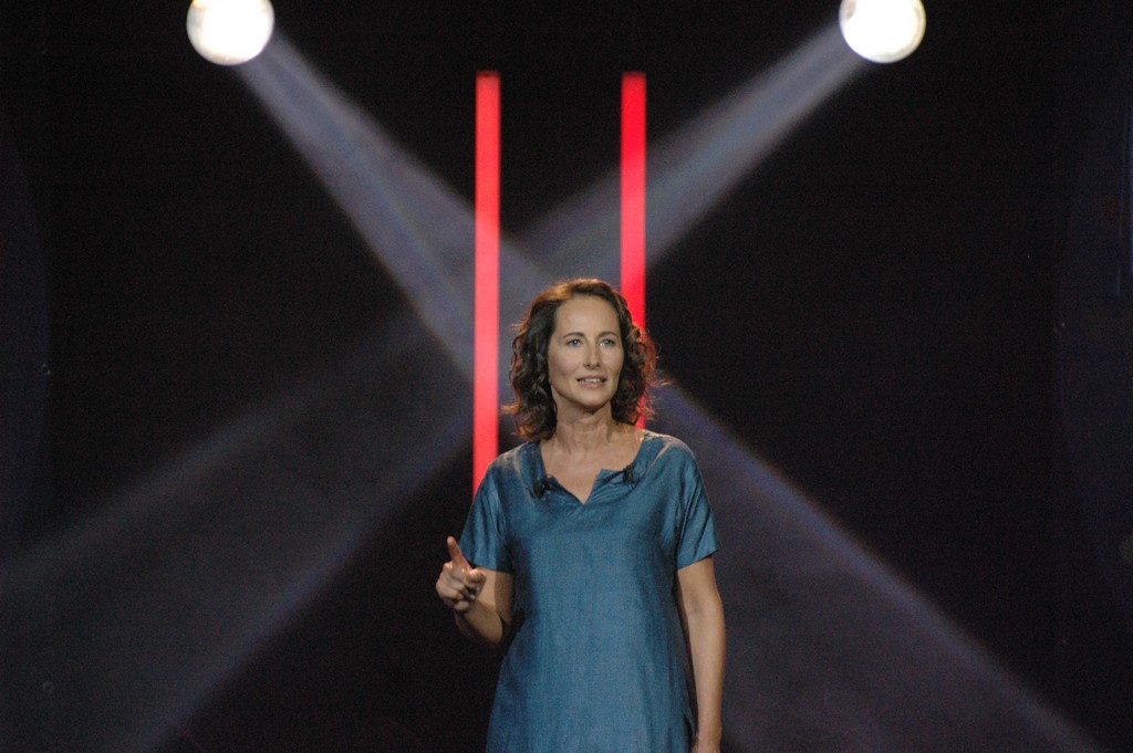 Rassemblement des partisans de Ségolène Royal, le 27 septembre 2008, au Zénith de Paris