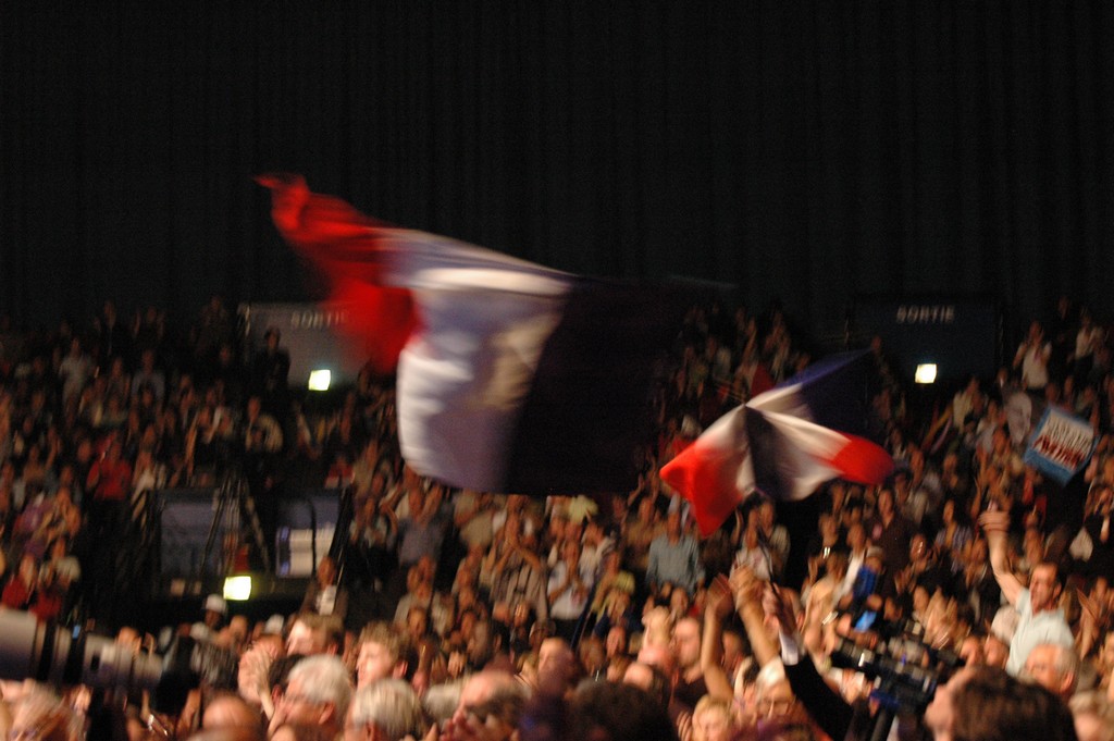 Rassemblement des partisans de Ségolène Royal, le 27 septembre 2008, au Zénith de Paris