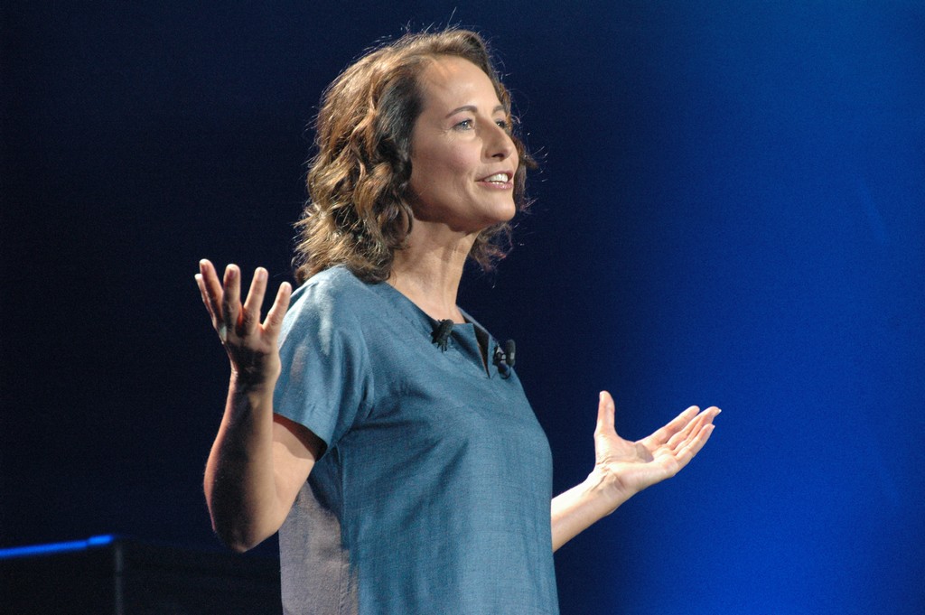 Rassemblement des partisans de Ségolène Royal, le 27 septembre 2008, au Zénith de Paris