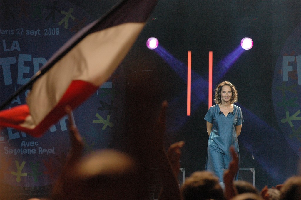 Rassemblement des partisans de Ségolène Royal, le 27 septembre 2008, au Zénith de Paris