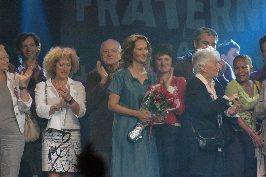 Rassemblement des partisans de Ségolène Royal, le 27 septembre 2008, au Zénith de Paris