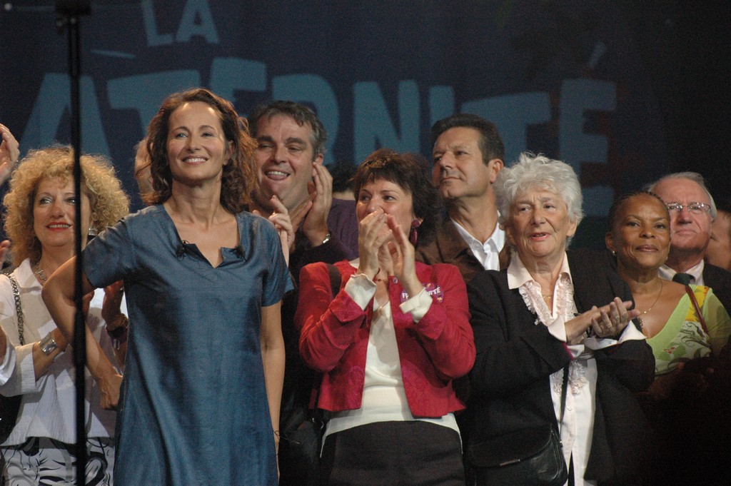 Rassemblement des partisans de Ségolène Royal, le 27 septembre 2008, au Zénith de Paris