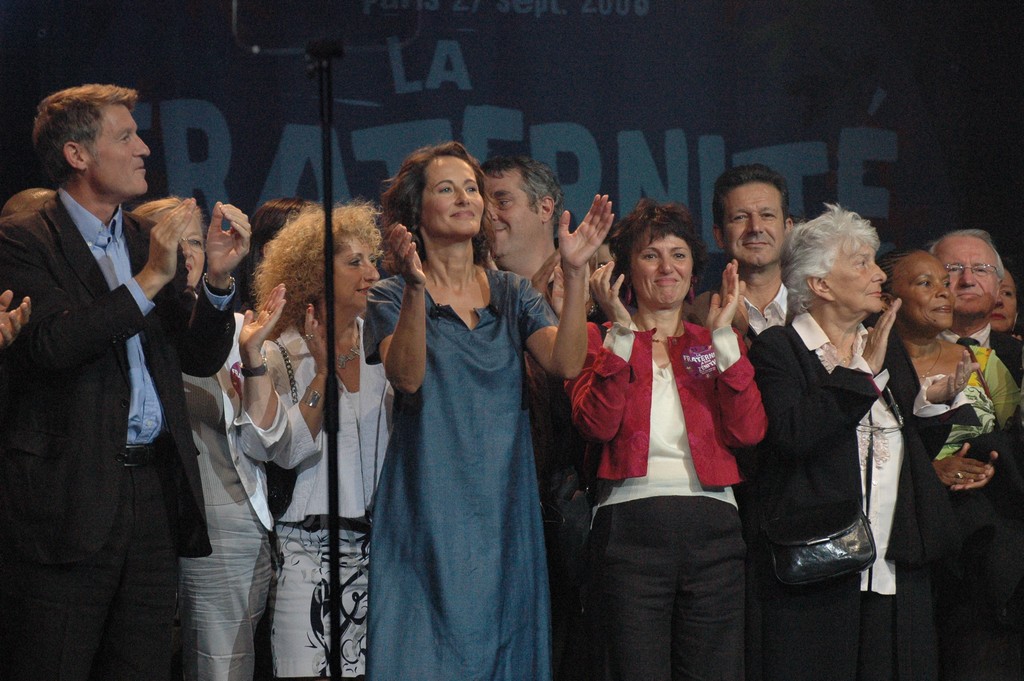 Rassemblement des partisans de Ségolène Royal, le 27 septembre 2008, au Zénith de Paris