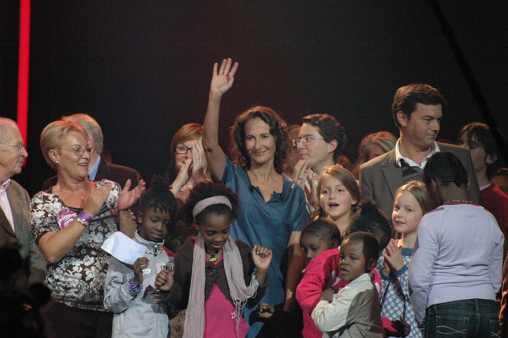 Rassemblement des partisans de Ségolène Royal, le 27 septembre 2008, au Zénith de Paris