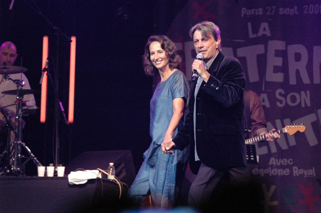 Rassemblement des partisans de Ségolène Royal, le 27 septembre 2008, au Zénith de Paris