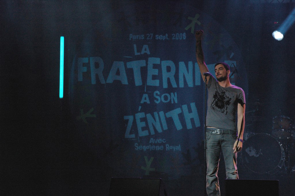 Rassemblement des partisans de Ségolène Royal, le 27 septembre 2008, au Zénith de Paris