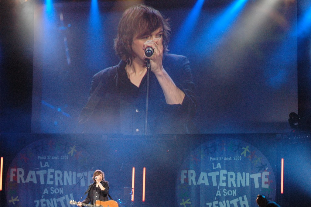 Rassemblement des partisans de Ségolène Royal, le 27 septembre 2008, au Zénith de Paris