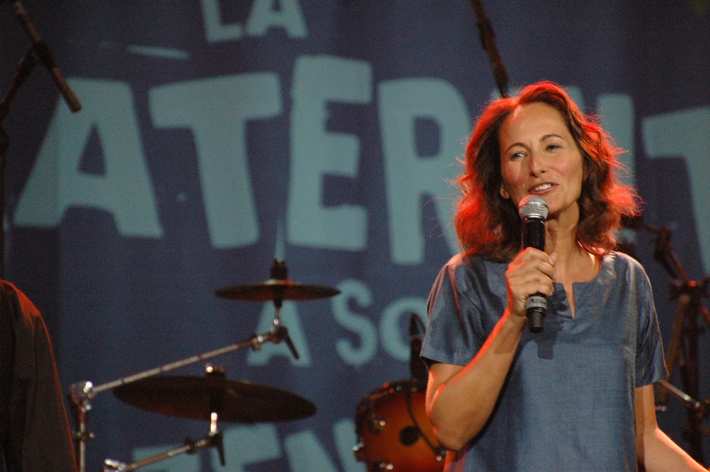 Rassemblement des partisans de Ségolène Royal, le 27 septembre 2008, au Zénith de Paris