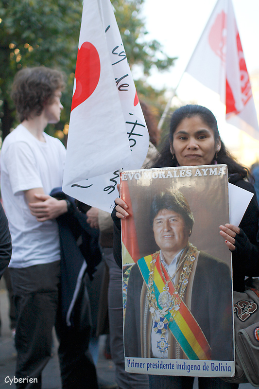 Solidarité avec Evo Morales