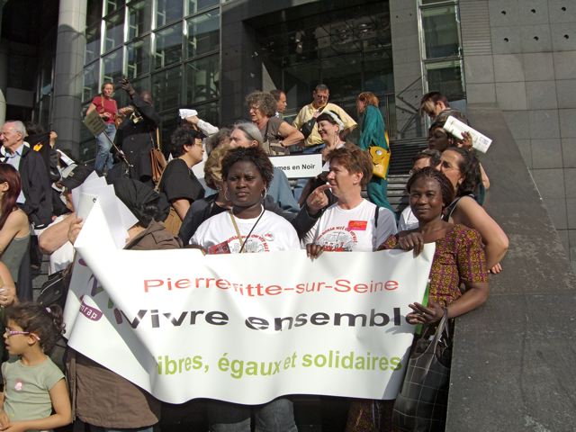 27/06/08 Salariées sans-papiers à l'Opéra Bastille