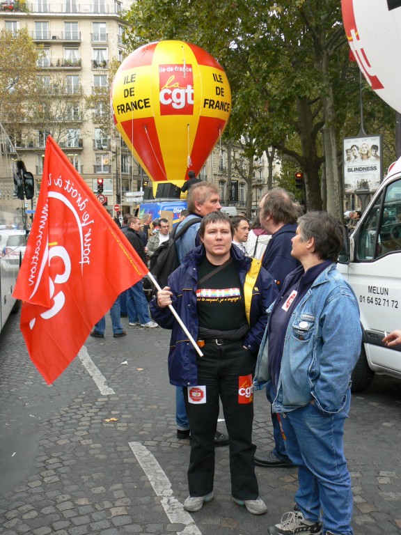 Journée d'action syndicale mondiale 7oct. 2008