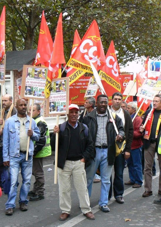 Journée d'action syndicale mondiale 7oct. 2008