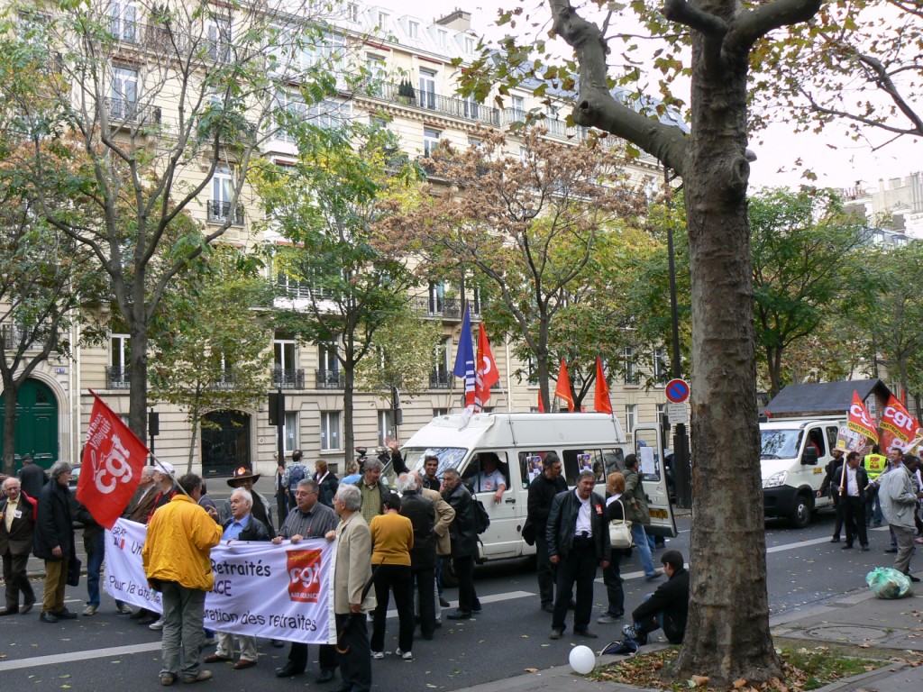 Journée d'action syndicale mondiale 7oct. 2008