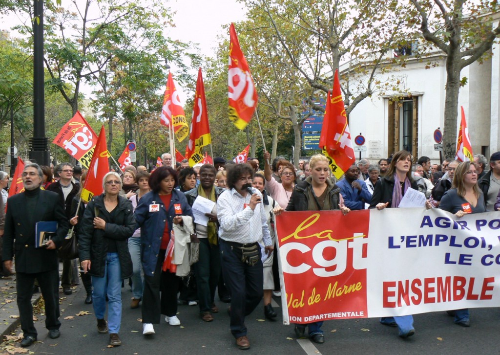 Journée d'action syndicale mondiale 7oct. 2008