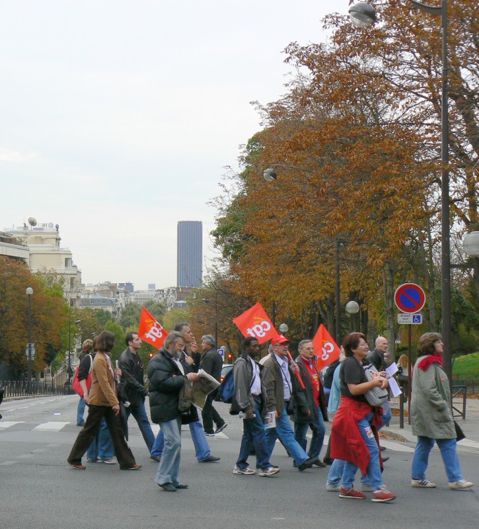 Journée d'action syndicale mondiale 7 oct.2008