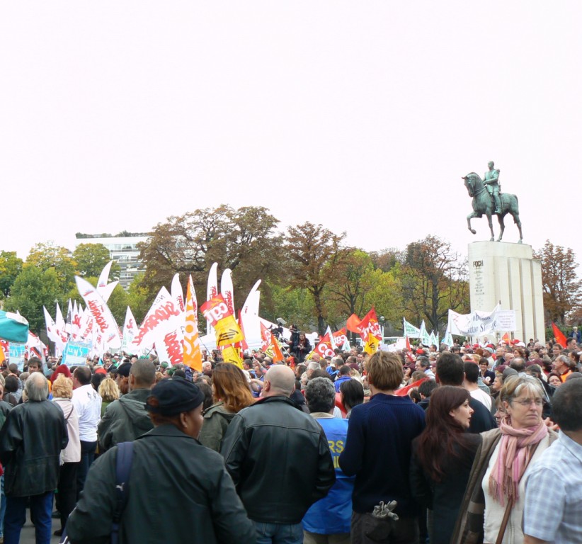 Journée d'action syndicale mondiale 7 oct.2008