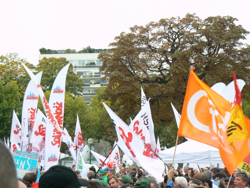 Journée d'action syndicale mondiale 7 oct.2008