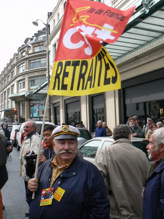 Manifestation pour les retraites 16 oct. 2008