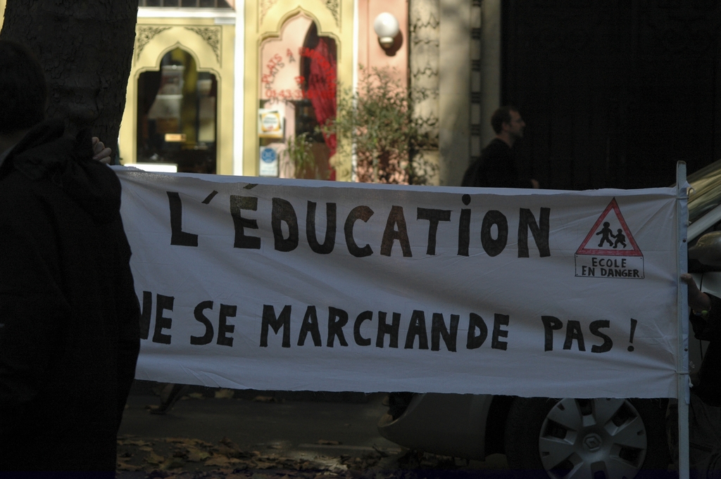 école en danger