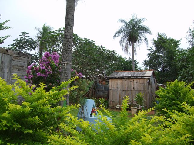 Paraguay cabane de sans toit à Capiata