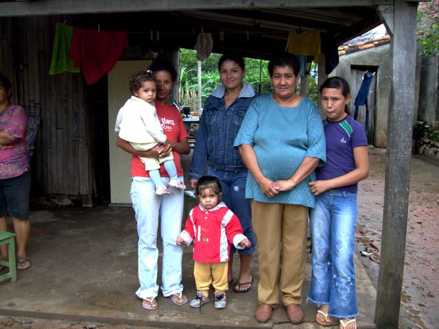 Paraguay famille monoparentale à san luis