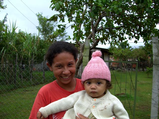 Paraguay jeune mère à san luis