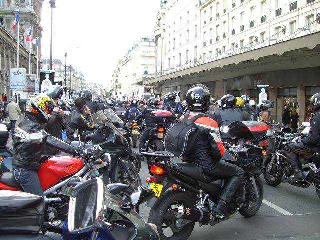 Paris 23/02/07 Motards en colère