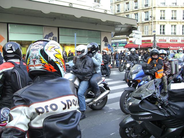 Paris 23/02/07 Motards en colère