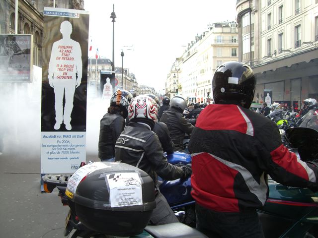 Paris 23/02/07 Motards en colère