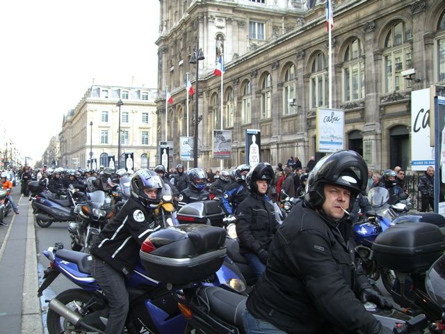 Paris 23/02/07 Motards en colère