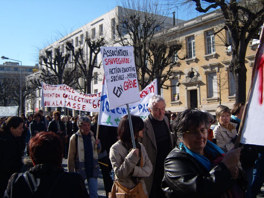 REIMS Manif. 19 Mars 2009