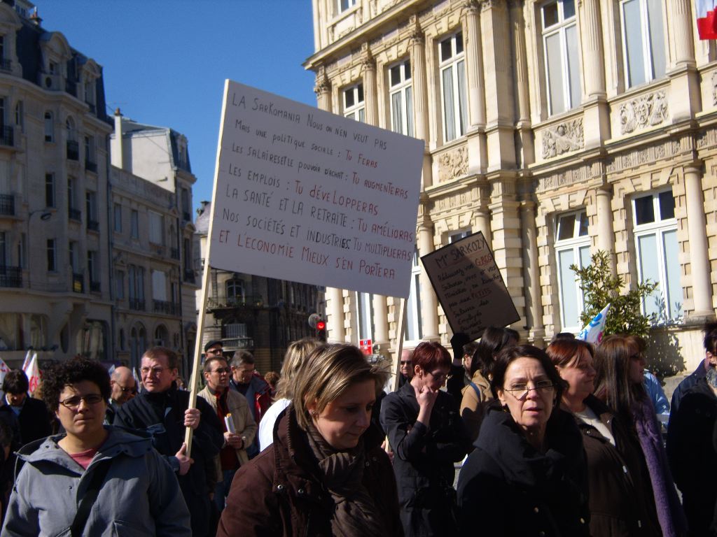 REIMS Manif. 19 Mars 2009