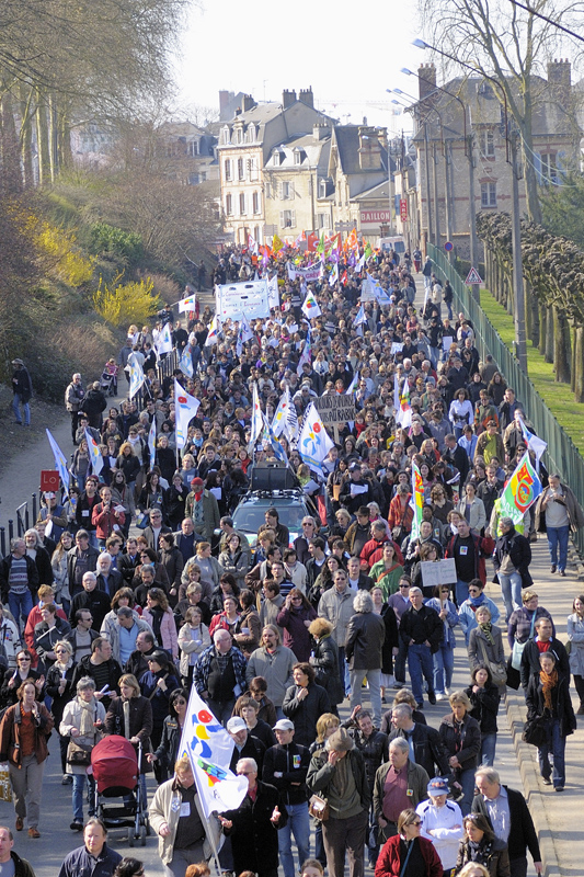 manif chartres 19 mars 2009