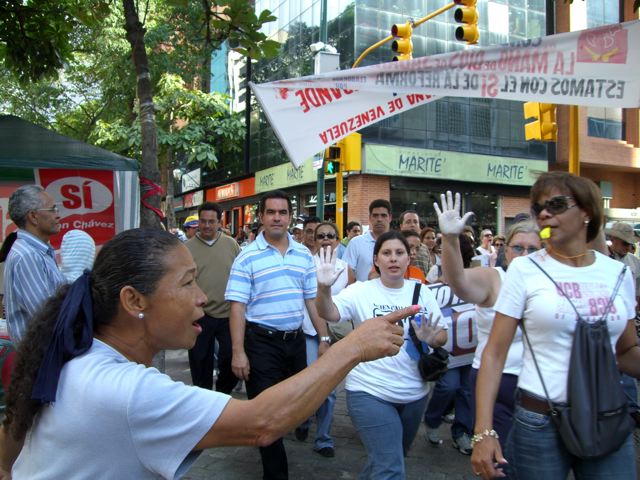 Venezuela Partisans du Si et du No