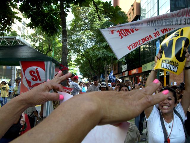 Venezuela Partisans du Si et du No