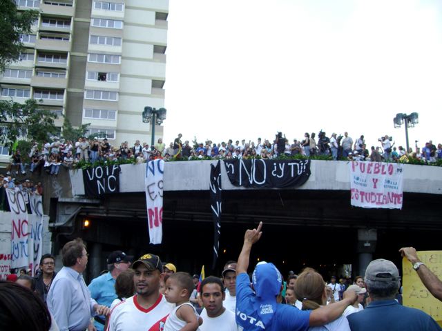 Venezuela Manifestation pour le No