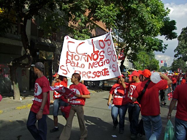 venezuela Manifestation pour le Si au réferendum constitutionnel