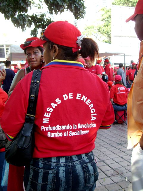 venezuela Manifestation pour le Si au réferendum constitutionnel