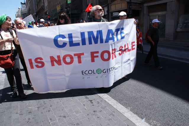 Le climat n'est pas à vendre