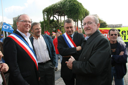 Manif Renault au Havre le 25 septembre 2008