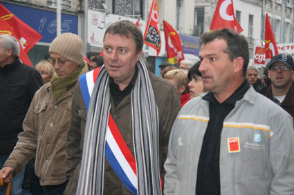 manif Renault Sandouville (Le Havre) 8 novembre 2008