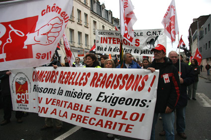 manif Renault Sandouville (Le Havre) 8 novembre 2008