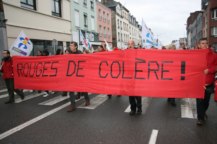 manif Renault Sandouville (Le Havre) 8 novembre 2008