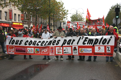 manif Renault Sandouville (Le Havre) 8 novembre 2008