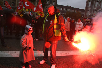 Manif Renault Sandouville (Le Havre) 8 novembre 2008