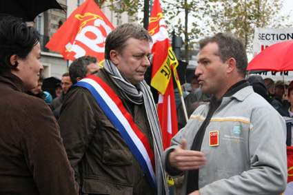 manif Renault Sandouville (Le Havre) 8 novembre 2008