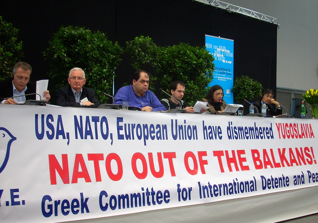 Tribune de las session "Le bombardement par l’OTAN de la Yougoslavie en 1999 : un cas exemplaire d’impérialisme