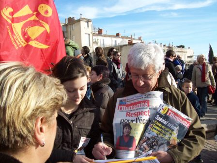 Montpellier : manifestation de défense du SP de l'éducation 20 novembre 2008