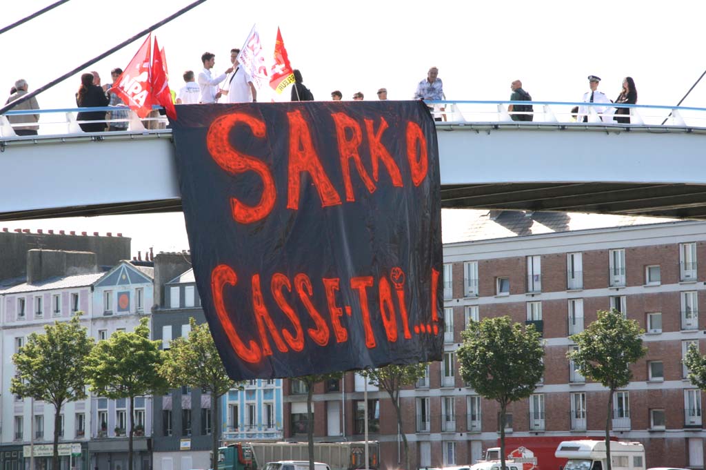 Sarkozy au Havre le 16 juillet 09